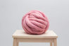 DIY Knit Kit With Needles, Lap Throw 30x50 in, Merino wool