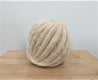 Round pillow, Plush Chenille yarn