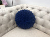 Round Pillow, Chenille yarn