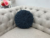 Round Pillow, Chenille yarn