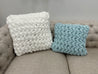 Square Pillow, Twisted Stitch