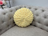 Round Pillow, Chenille yarn