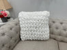 Square Pillow, Twisted Stitch