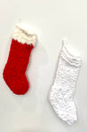 Christmas stocking, Chunky chenille yarn