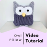 Owl Pillow, Video Tutorial