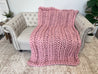 Vegan Yarn Blanket, Double Rib