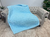 Chunky Chenille Blanket, Seed stitch pattern