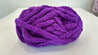 Purple chenille yarn. NO returns/exchanges
