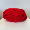 Sparkly chenille yarn