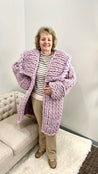 Cardigan, Chunky Chenille Yarn