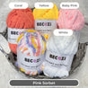 Variegated Chunky chenille yarn