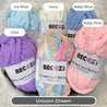 Variegated Chunky chenille yarn