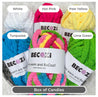 “Box of Candies” Variegated chenille yarn