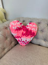 Heart Pillow, Chunky Chenille