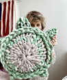 DIY Knit kit Turtle Pillow