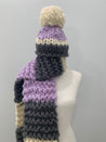Hat and Scarf Set, printed pattern
