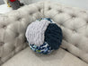 Knot Pillow, Chenille Yarn