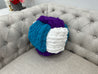 Knot Pillow, Chenille Yarn