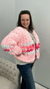 Cardigan, Chunky Chenille Yarn