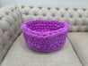 Cat Bed, Chunky Chenille Yarn