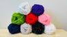 Sparkly chenille yarn