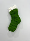 DIY Kit, Christmas stocking, Chunky chenille yarn