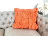 Video Tutorial, Square Cable Pillow