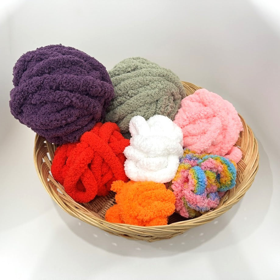 Chunky Chenille Yarn leftovers – BeCozi