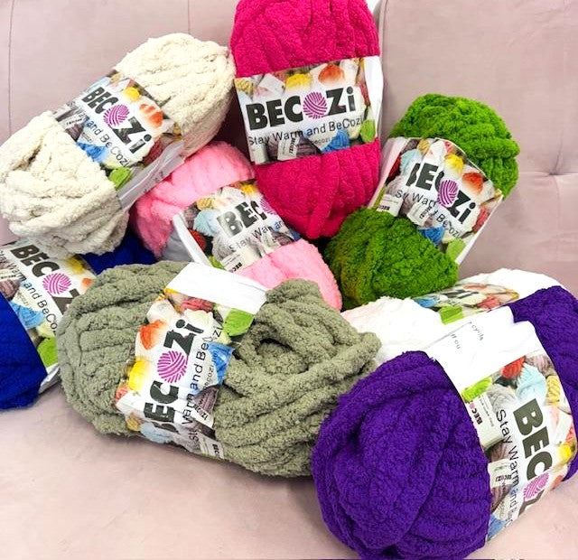 Becozi Chunky Chenille Yarnnull