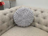Round Pillow, Chenille yarn