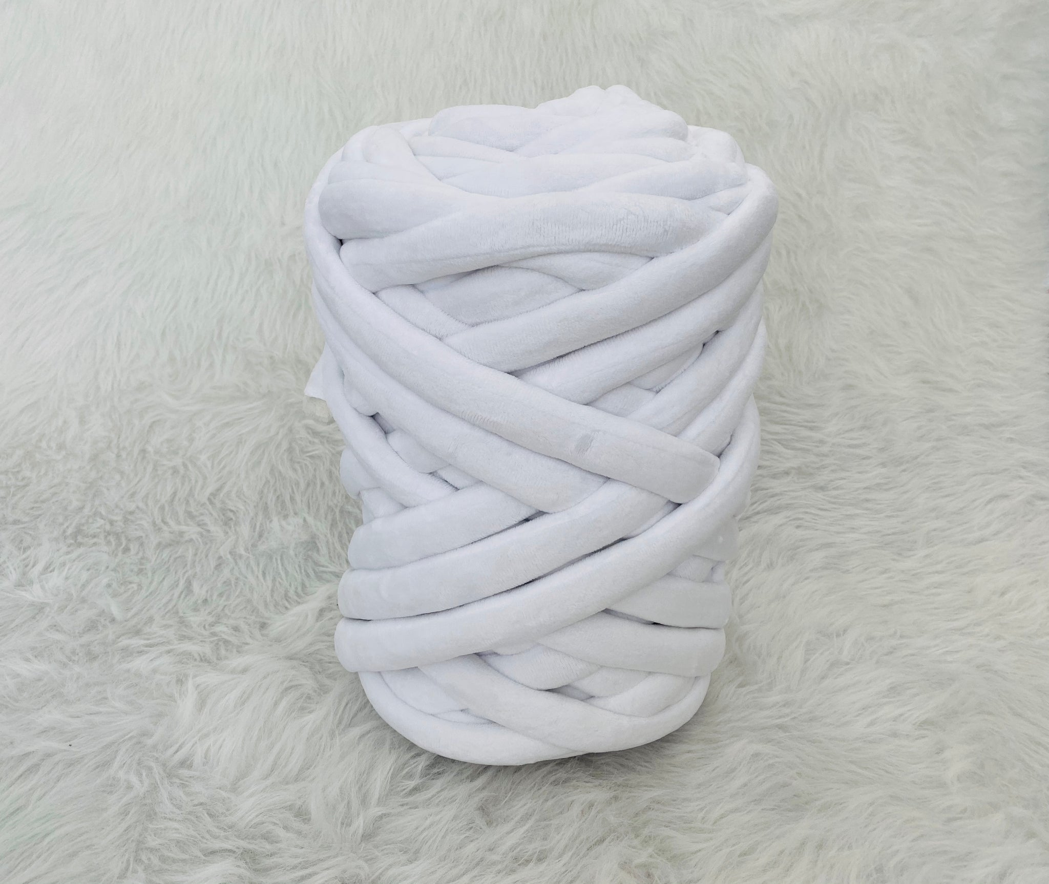 1kg Super Velvet Chunky Yarn Thick Bulky Giant Thread White Bag For Hand  Knitting Woven Diy Arm Soft Big Blanket Carpet 자이언트얀 - Yarn - AliExpress