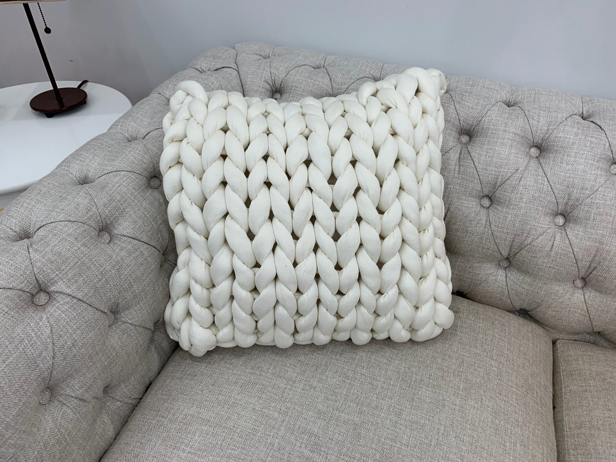 Cotton Tube Square Pillow – BeCozi