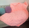 Chunky Chenille Blanket, 3x3 Basketweave pattern