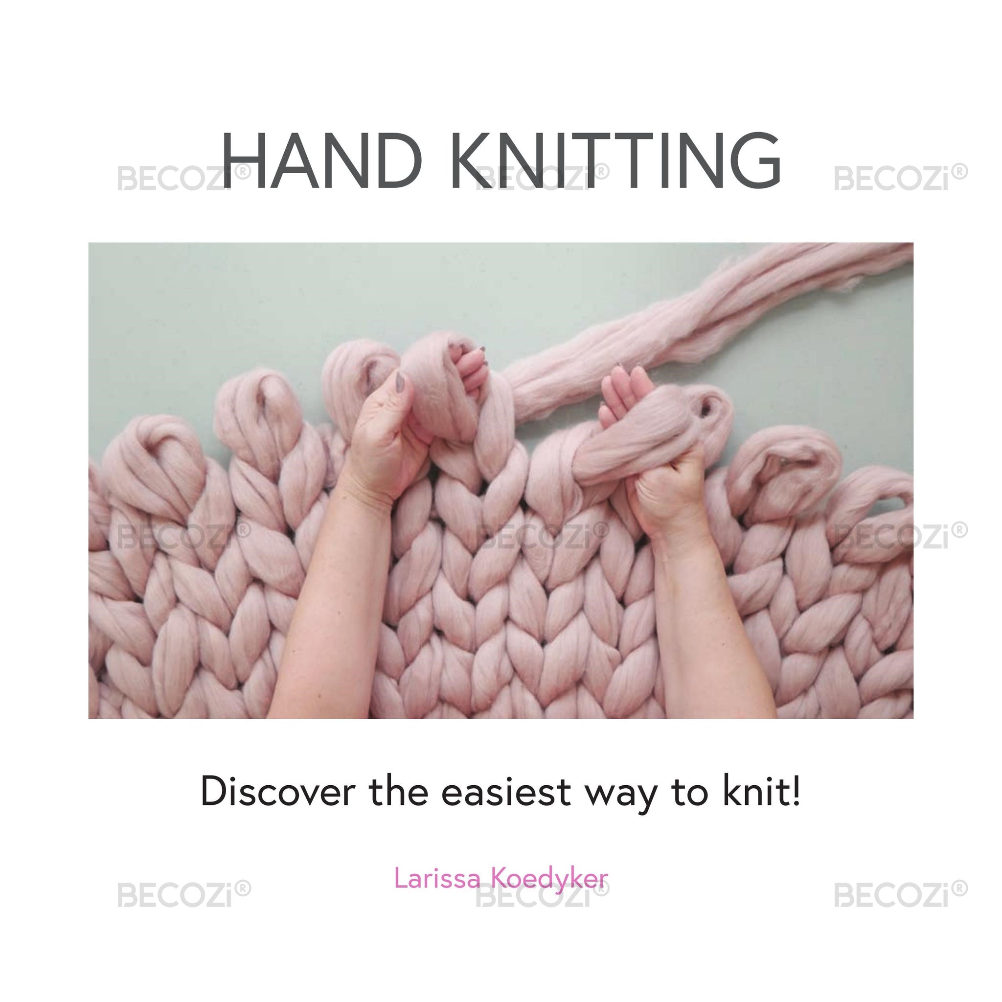 Hand Knitting Book – BeCozi