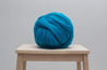 DIY Kit: Lap Throw 30"x50", Merino Wool, Arm Knit, Printed Pattern