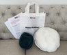 DIY Hand Knit Kit for Round Pillow, Plush Chenille yarn