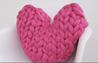 DIY Kit, Heart Pillow, Merino Wool