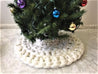 Christmas Tree Skirt DIY kit - Hand Crochet