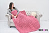 Merino Wool Blanket, Simple Pattern