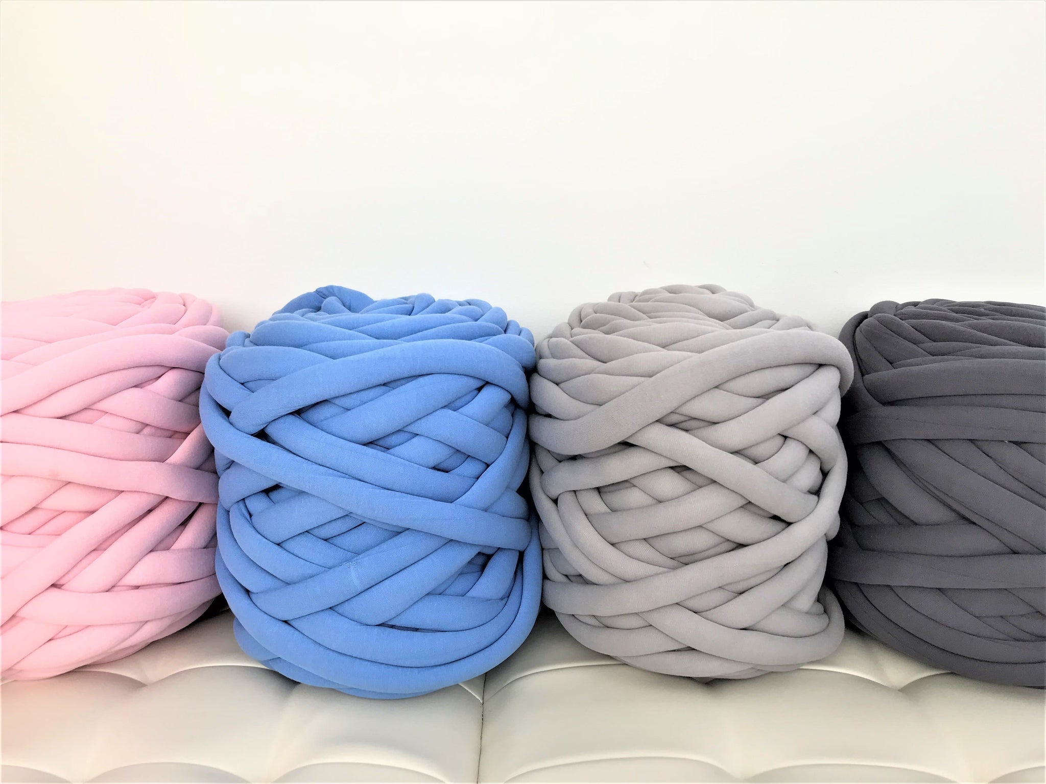 Cotton tube yarn, L: 45 m, Content may vary , assorted colours, 10x100 g/ 1  pack