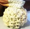Chunky Knit Pouf/Ottoman
