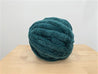 Plush chenille throw, Cable Knit Pattern