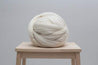 Merino Wool DIY Knit Kit with Needles, Large Blanket 50x60 in, Seed Pattern
