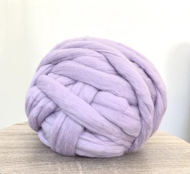 Becozi Chunky Knit Yarn Merino Wool Arm Hand knitting Blush Pink 8 Oz FLAW