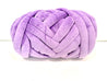 Velvet Tube Yarn Blanket, Cable Pattern