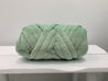 Velvet Tube Yarn Blanket, Cable Pattern