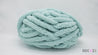 Chenille Yarn DIY Knit Kit with Needles, Medium Throw 40x60 in