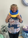 Ukraine Flag Cowl Scarf