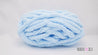 Chenille Yarn DIY Knit Kit with Needles, Medium Throw 40x60 in