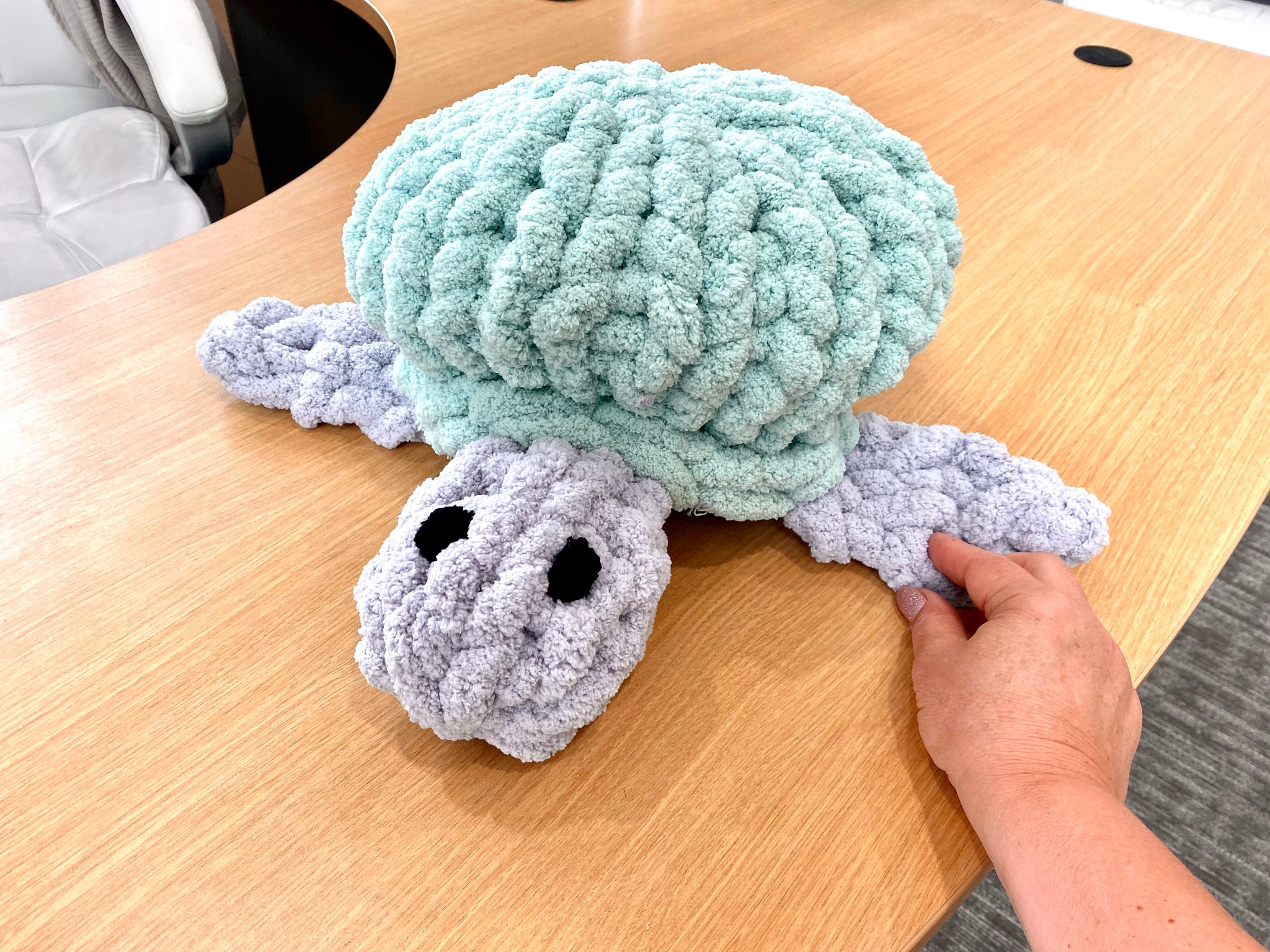 Pink Sea Turtle Crochet Plushies Stuffed Animals Baby Toy Plushie